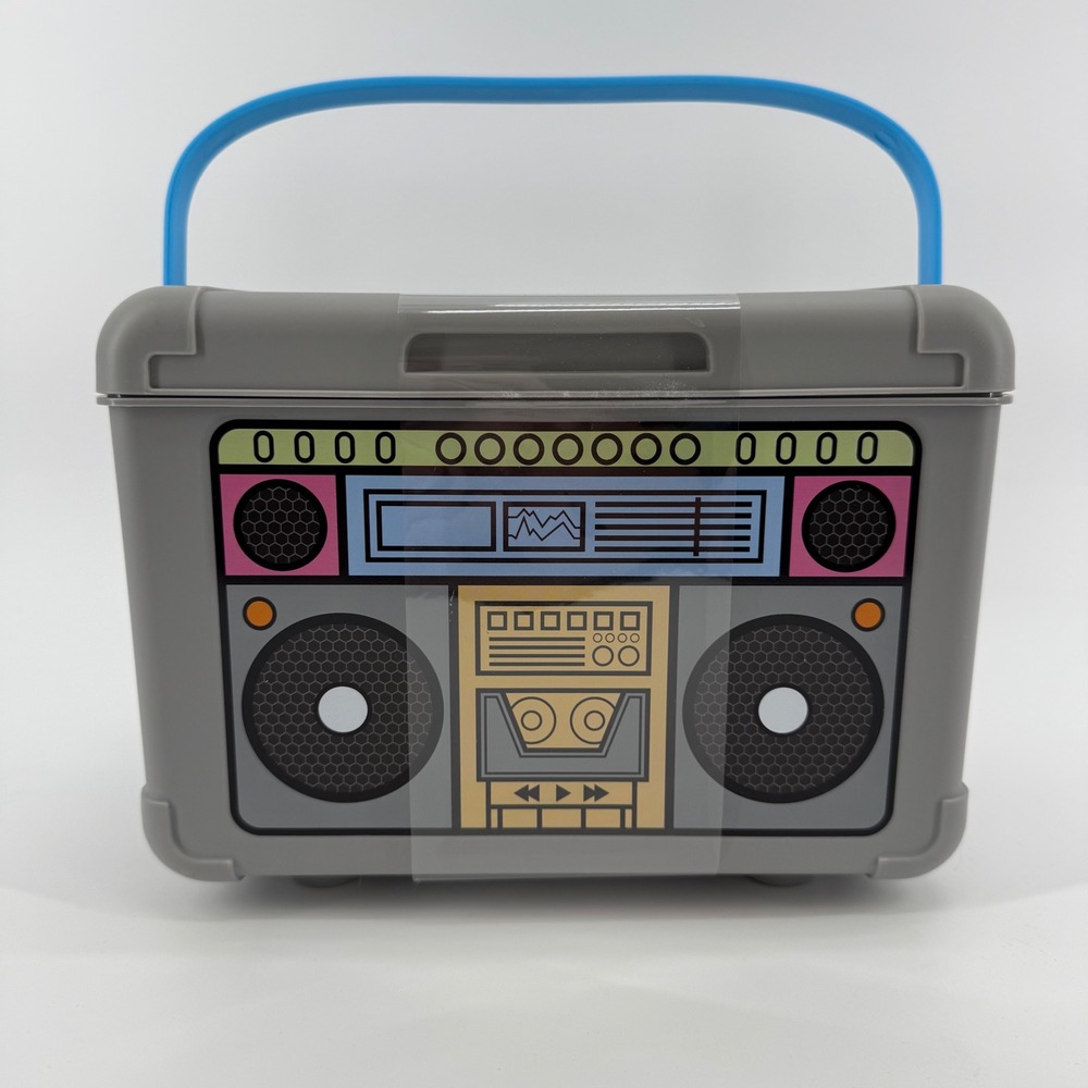 Target Bullseye Playground‎ Boombox Drink Bucket Cooler Retro 80s Grey NEW